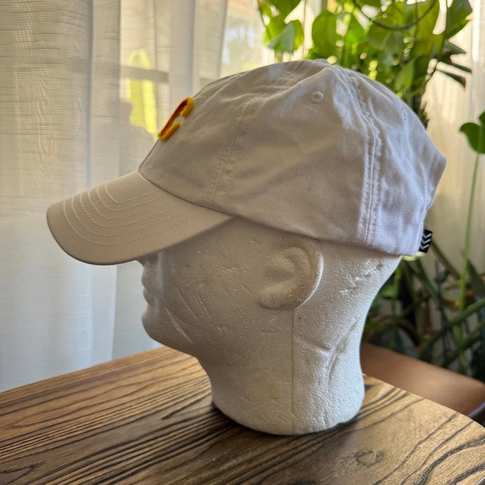 Kansas‎ City Baseball Dad Cap White Adjustable Strap USA